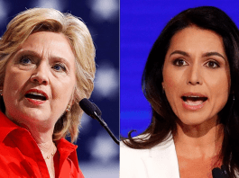 Hillary Clinton and Tulsi Gabbard