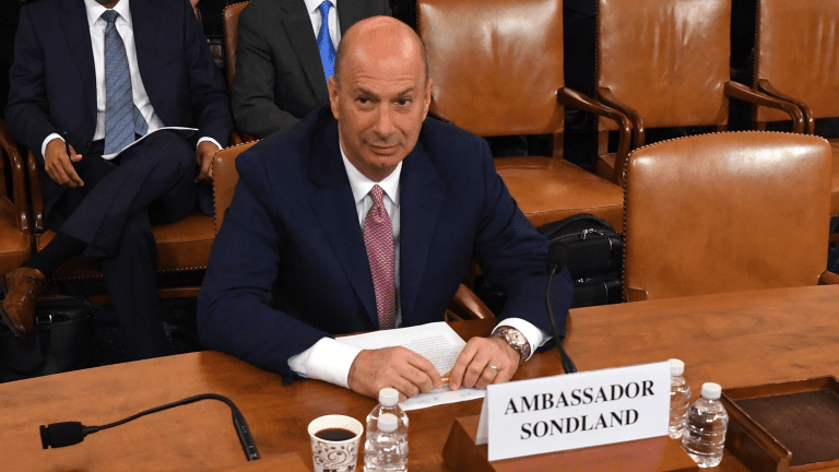 Here’s the Latest Coverage on Ambassador Gordon Sondland’s Testimony During Impeachment Inquiry