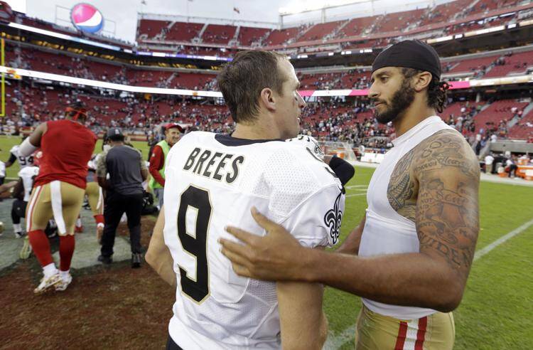 Drew Brees: “I will never agree with anybody disrespecting the flag…”