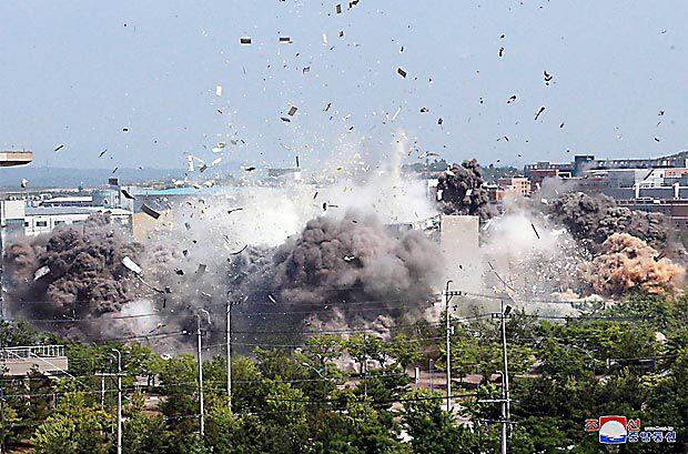 North Korea Blows Up South Korean Liaison Office